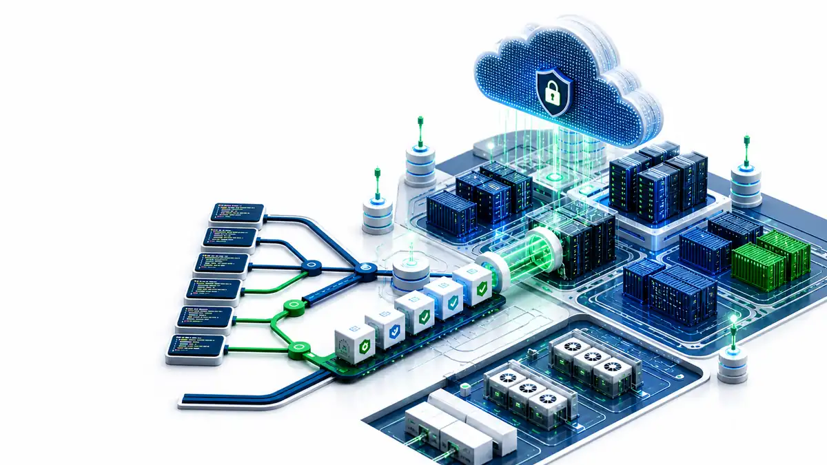 Cloud and DevOps infrastructure with automated deployment pipelines, containers and secure cloud services