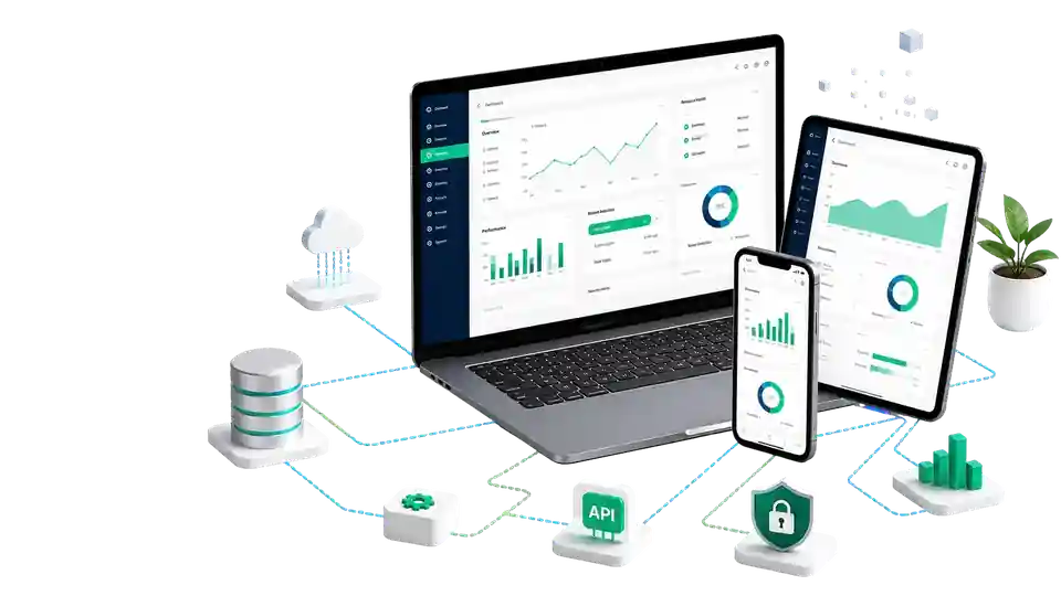 Connected enterprise applications, analytics, cloud and secure digital services