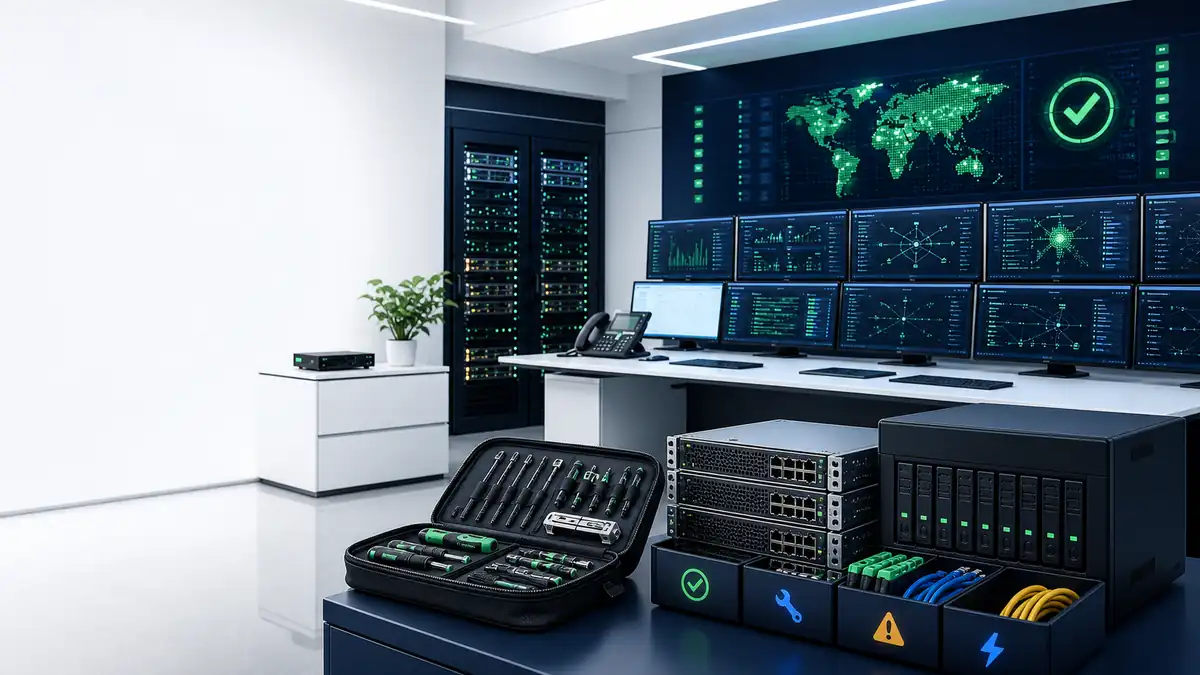 Managed Support operations environment with proactive monitoring, maintenance tools and resilient infrastructure