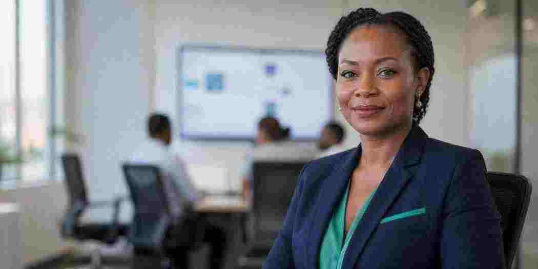 Kenyan operations leader using enterprise software